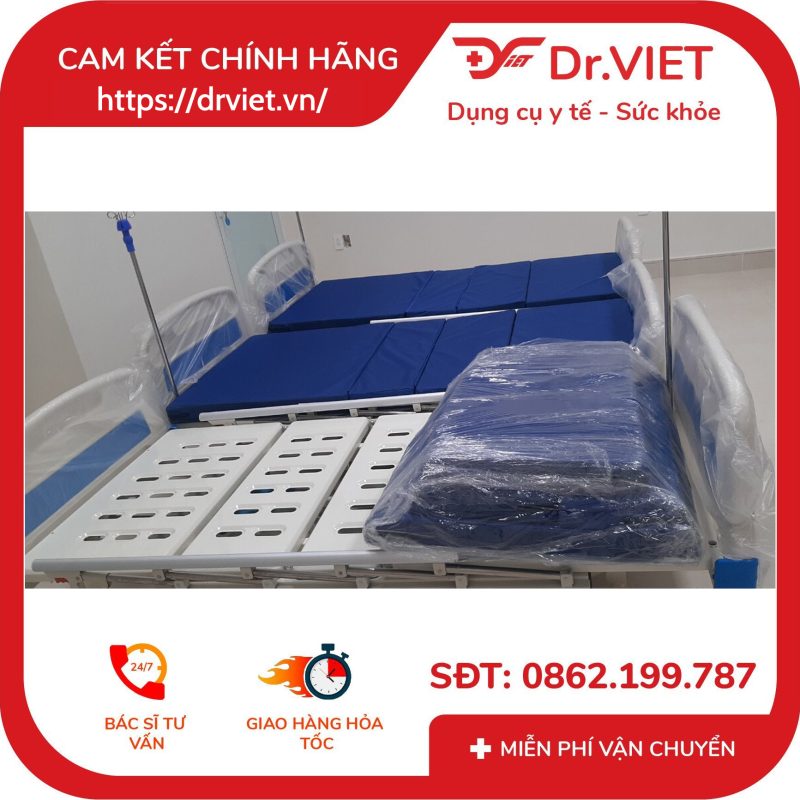 Giường bệnh nhân 3 tay quay TJM-G03 12 Giường bệnh nhân 3 tay quay TJM-G03