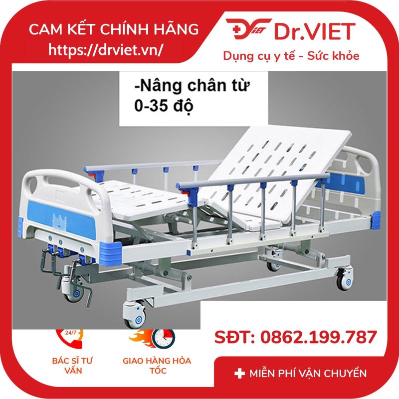 Giường bệnh nhân 3 tay quay TJM-G03 13 Giường bệnh nhân 3 tay quay TJM-G03