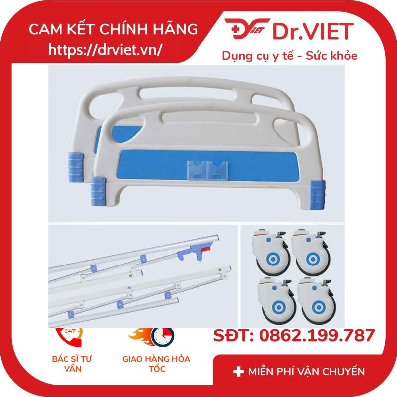 Giường bệnh nhân 3 tay quay TJM-G03 14 Giường bệnh nhân 3 tay quay TJM-G03