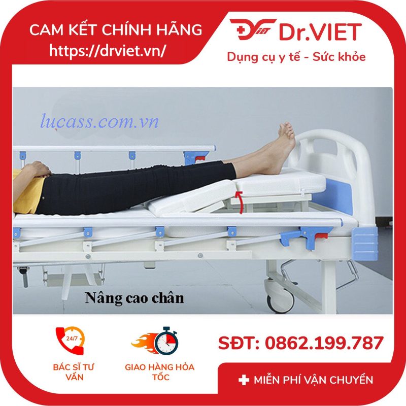 Giường Y Tế 4 Tay Quay Đa Năng Lucass GB-C31 11 Giường Y Tế 4 Tay Quay Đa Năng Lucass GB-C31