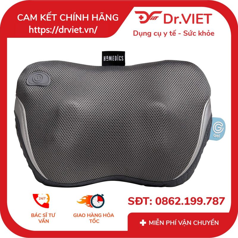 Gối massage 3D công nghệ Gel Touch HoMedics SP-135HJ 12 Gối massage 3D công nghệ Gel Touch HoMedics SP-135HJ