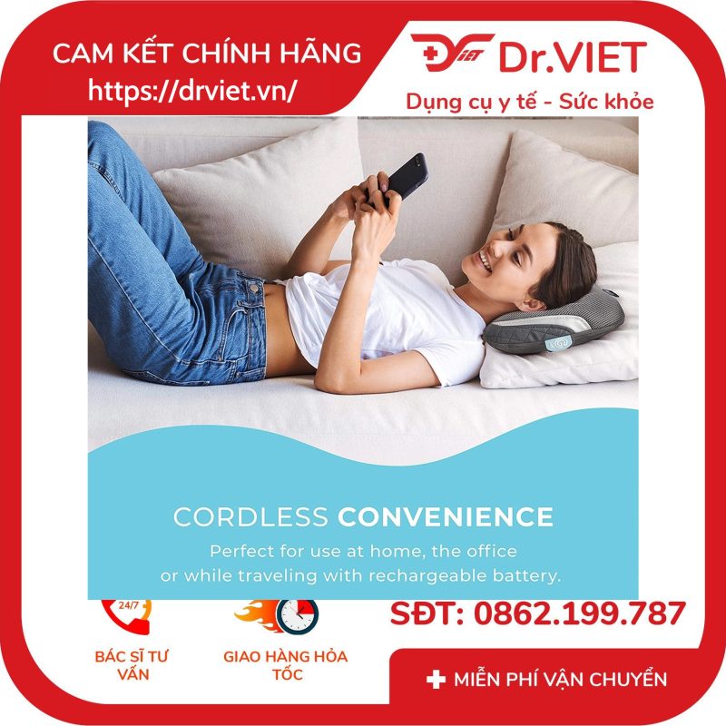 Gối massage 3D công nghệ Gel Touch HoMedics SP-135HJ 13 Gối massage 3D công nghệ Gel Touch HoMedics SP-135HJ