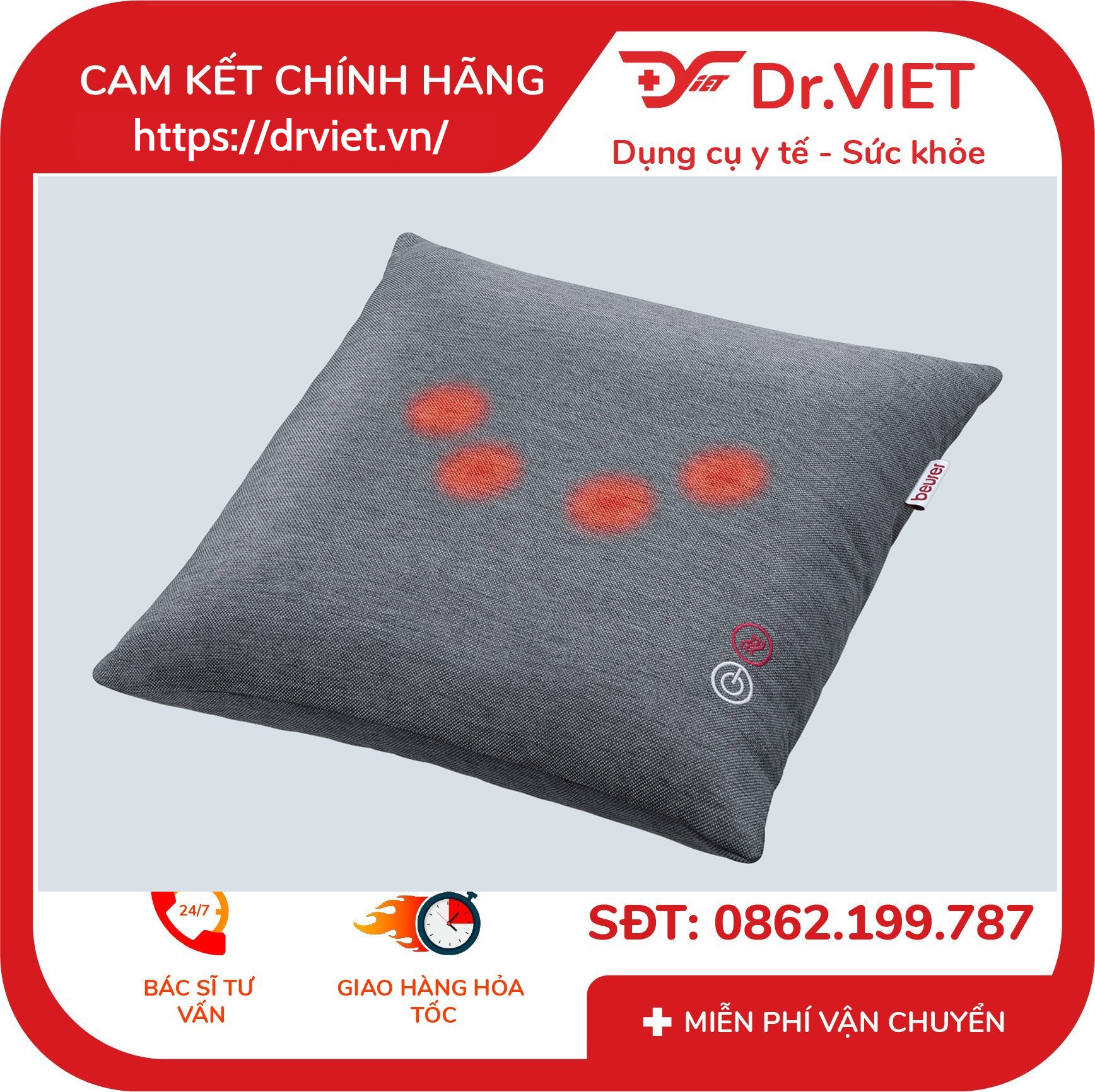 Gối massage Beurer MG135 2 Gối massage Beurer MG135