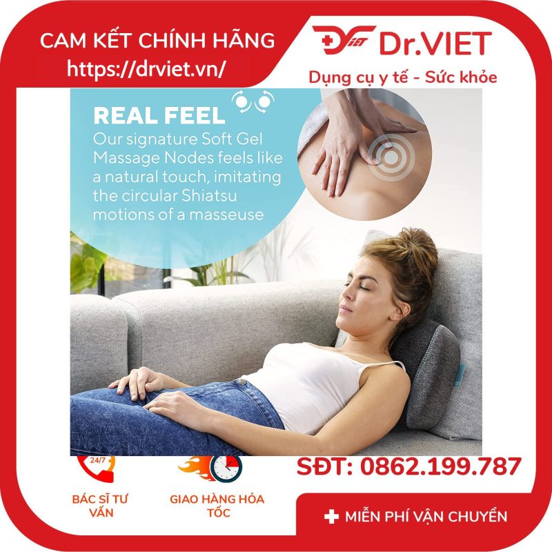 Gối massage cổ vai gáy HoMedics TH-SPTF2000-GB 12 Gối massage cổ vai gáy HoMedics TH-SPTF2000-GB