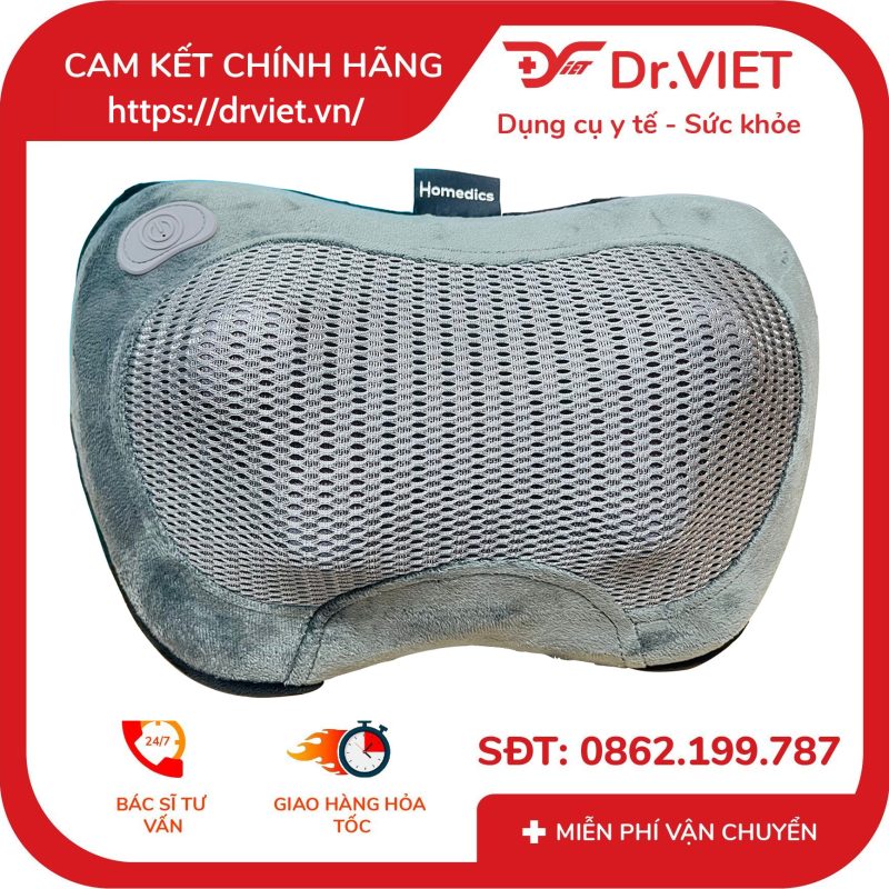 Gối Massage Cổ Vai Gáy Shiatsu 3D Homedics SP-115HJ 13 Gối Massage Cổ Vai Gáy Shiatsu 3D Homedics SP-115HJ