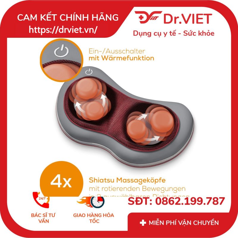 Gối Massage Shiatsu Beurer MG149 11 Gối Massage Shiatsu Beurer MG149