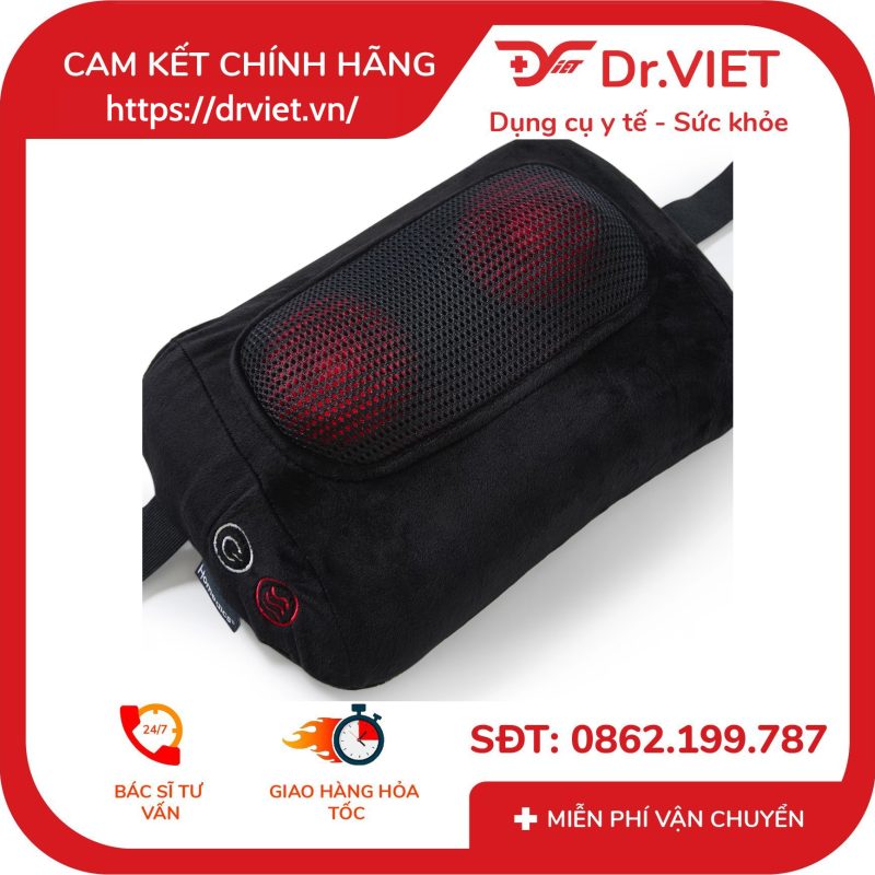 Gối massage Shiatsu kèm nhiệt HoMedics SP-18HJ 11 Gối massage Shiatsu kèm nhiệt HoMedics SP-18HJ