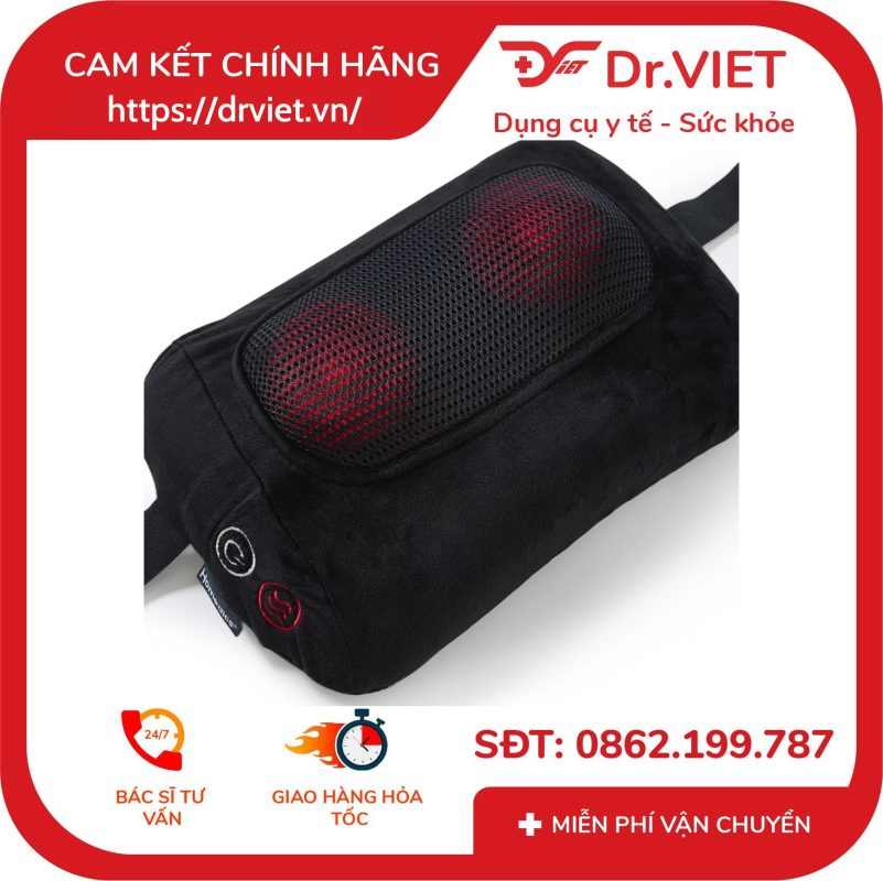 Gối massage Shiatsu kèm nhiệt HoMedics SP-18HJ