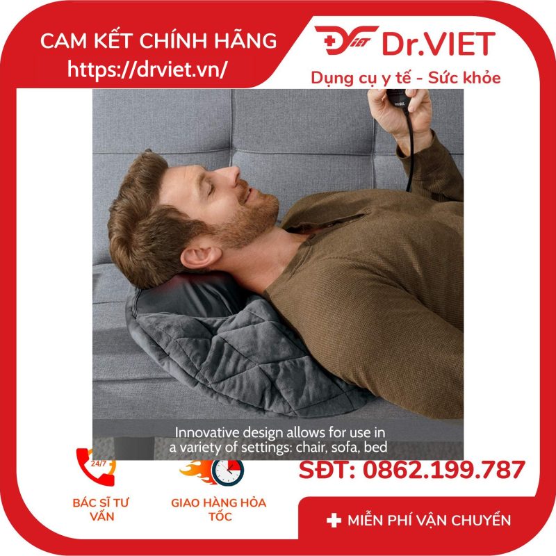 Gối massage shitatsu body kèm nhiệt HoMedics SP-129HJA 11 Gối massage shitatsu body kèm nhiệt HoMedics SP-129HJA