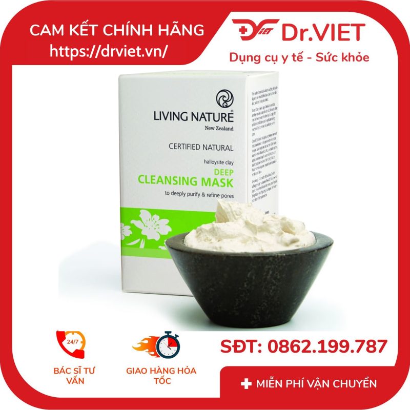 Mặt nạ đất sét Living Nature Deep Cleansing Mask Gói 11 Mặt nạ đất sét Living Nature Deep Cleansing Mask Gói