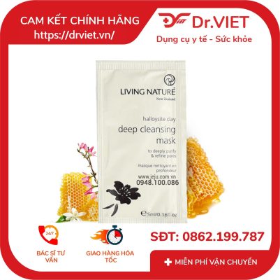 Mặt nạ đất sét Living Nature Deep Cleansing Mask Gói 17 Mặt nạ đất sét Living Nature Deep Cleansing Mask Gói