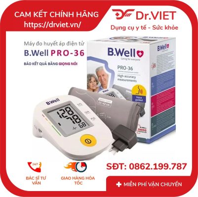 Máy đo huyết áp bắp tay B.Well Swiss PRO-36 17 Máy đo huyết áp bắp tay B.Well Swiss PRO-36