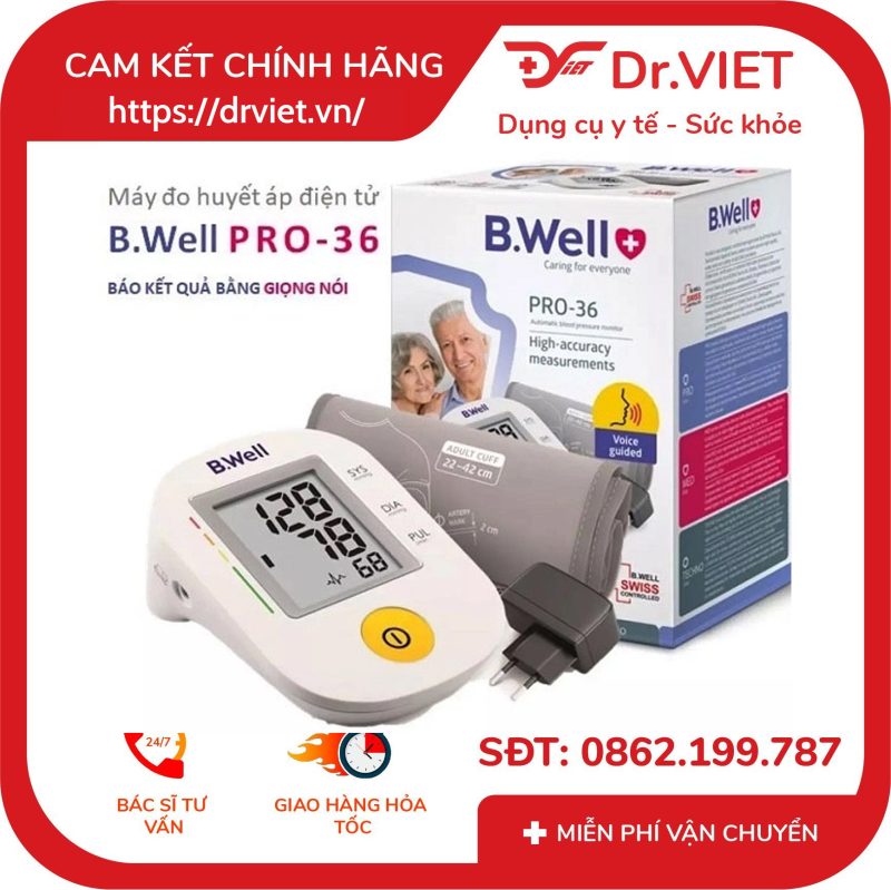 Máy đo huyết áp bắp tay B.Well Swiss PRO-36