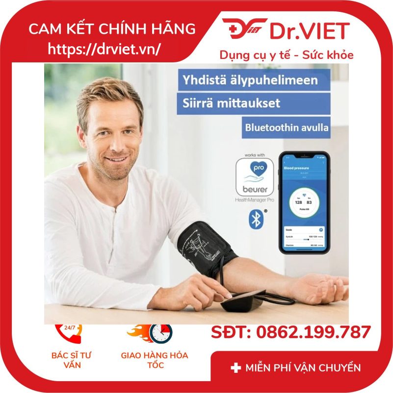 Máy đo huyết áp bắp tay Beurer BM54 14 Máy đo huyết áp bắp tay Beurer BM54