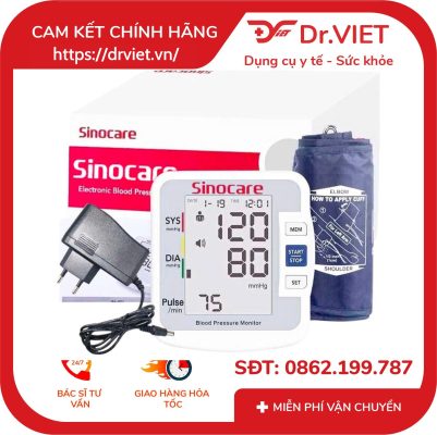 Máy đo huyết áp bắp tay Sinocare Sinoheart BA801