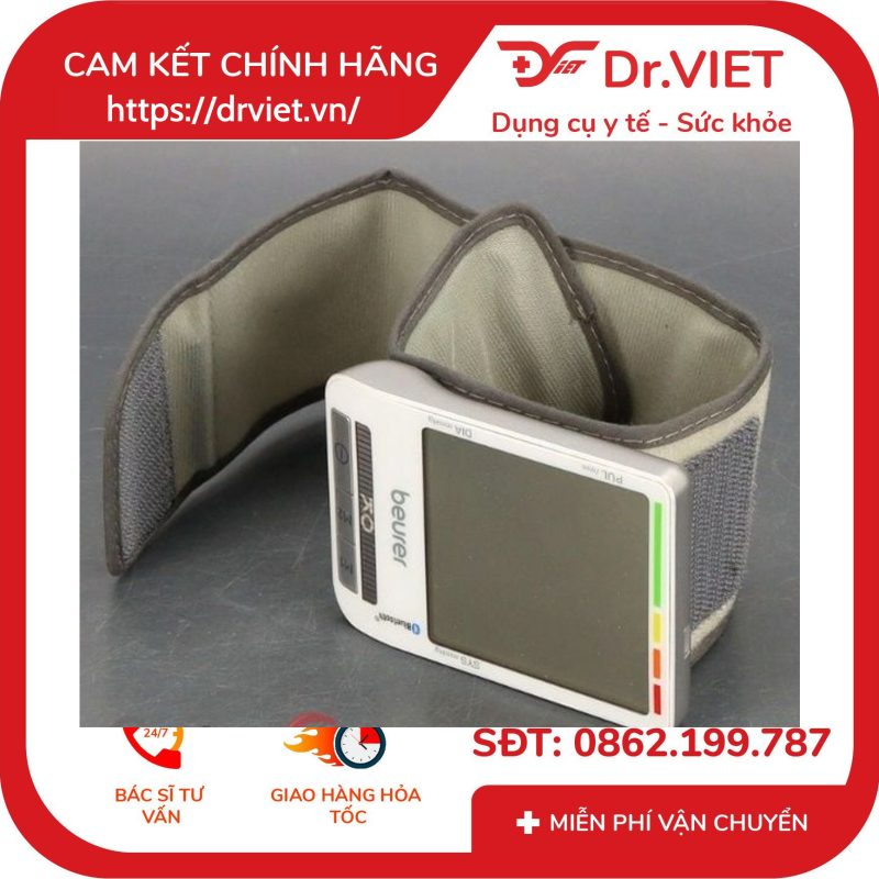 Máy đo huyết áp cổ tay Beurer BC85 kết nối Bluetooth
