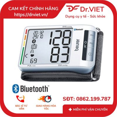 Máy đo huyết áp cổ tay Beurer BC85 kết nối Bluetooth