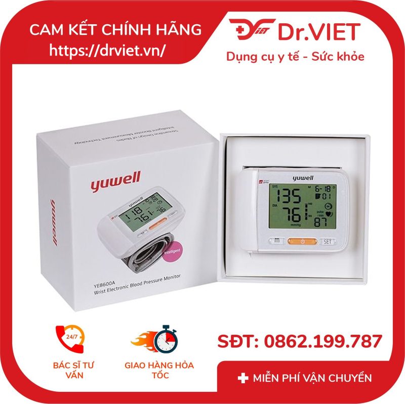 Máy đo huyết áp điện tử Yuwell YE8600A