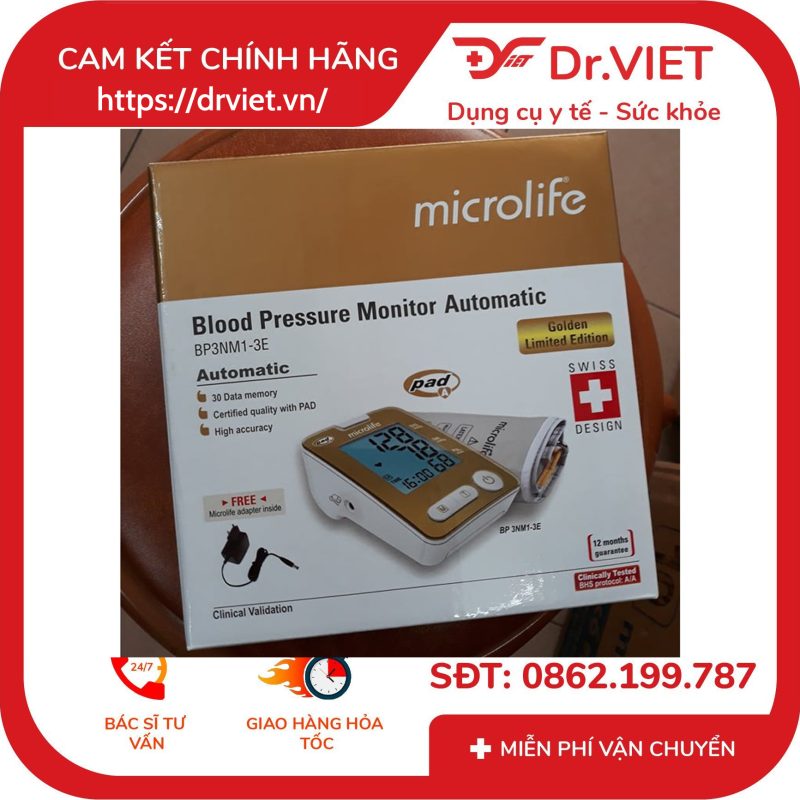 Máy đo huyết áp Microlife BP 3NM1-3E 12 Máy đo huyết áp Microlife BP 3NM1-3E