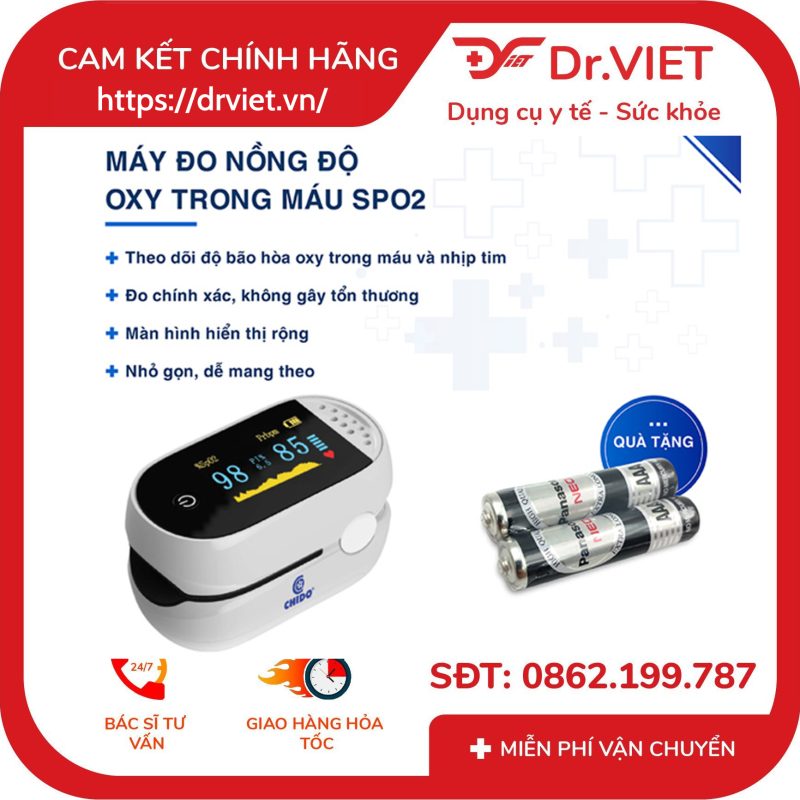 Máy đo nồng độ Oxy máu SpO2 Chido C101A2 9 Máy đo nồng độ Oxy máu SpO2 Chido C101A2