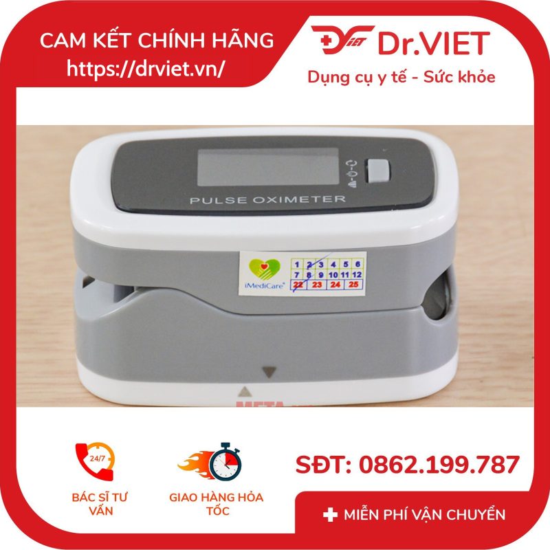 Máy đo nồng độ oxy trong máu spo2 Imedicare iOM-A6 14 Máy đo nồng độ oxy trong máu spo2 Imedicare iOM-A6