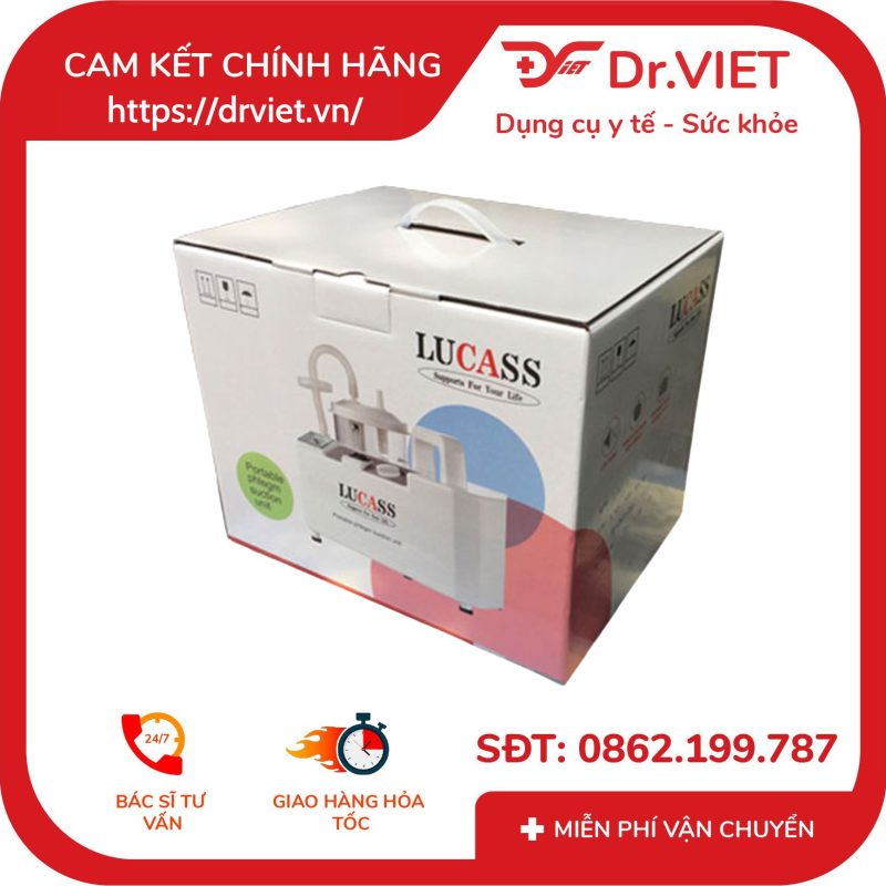 Máy hút dịch 1 bình Lucass SS-6A