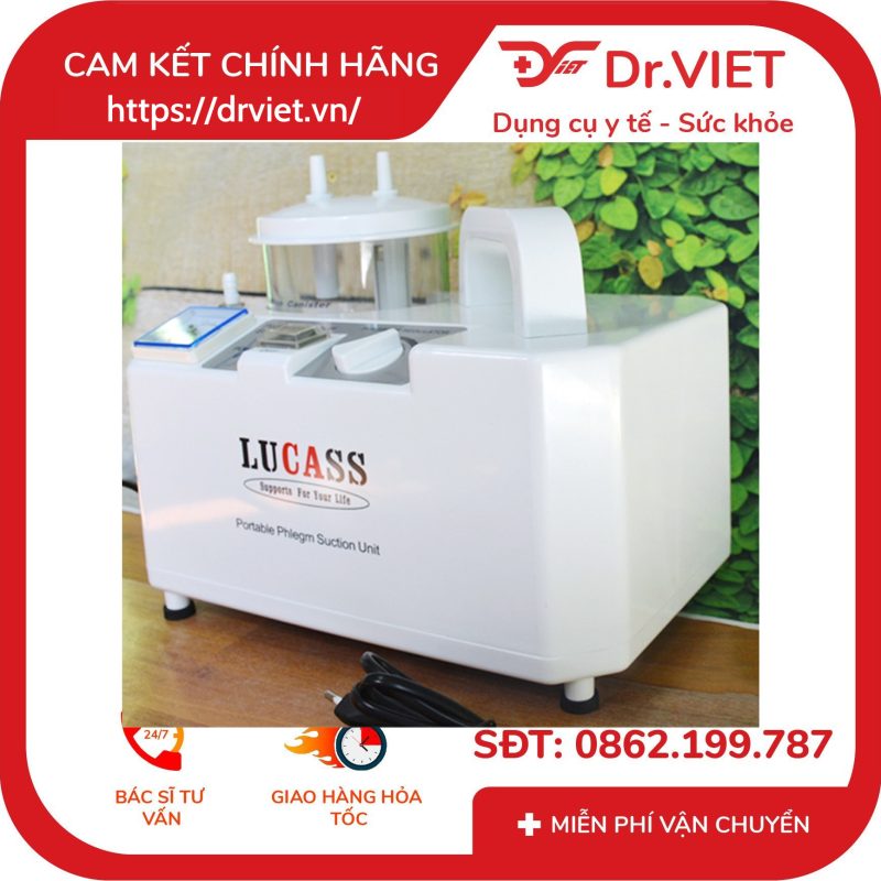 Máy hút dịch 1 bình Lucass SS-6A