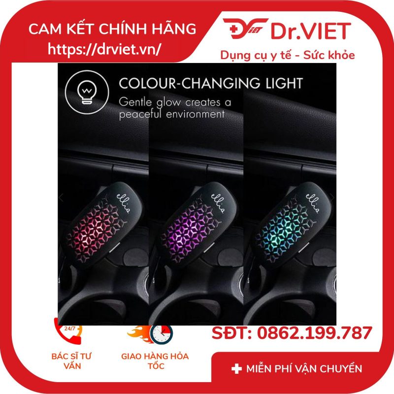 Máy khuếch tán tinh dầu HoMedics Ellia mini USB Model ARM-160BK