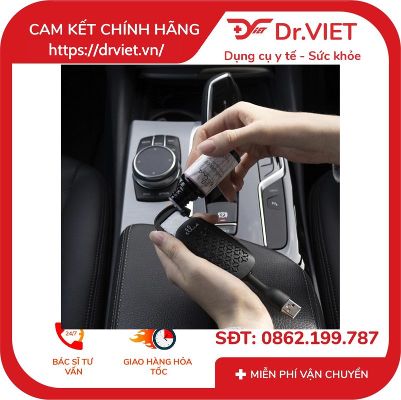 Máy khuếch tán tinh dầu HoMedics Ellia mini USB Model ARM-160BK