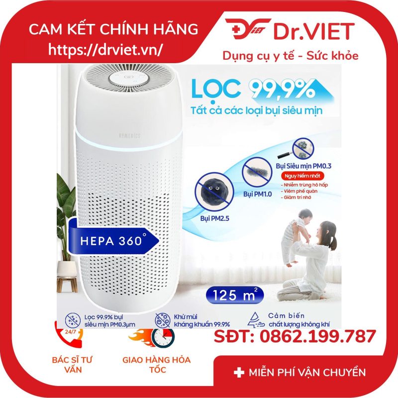 Máy lọc không khí HoMedics AP-PET35A-WT 11 Máy lọc không khí HoMedics AP-PET35A-WT