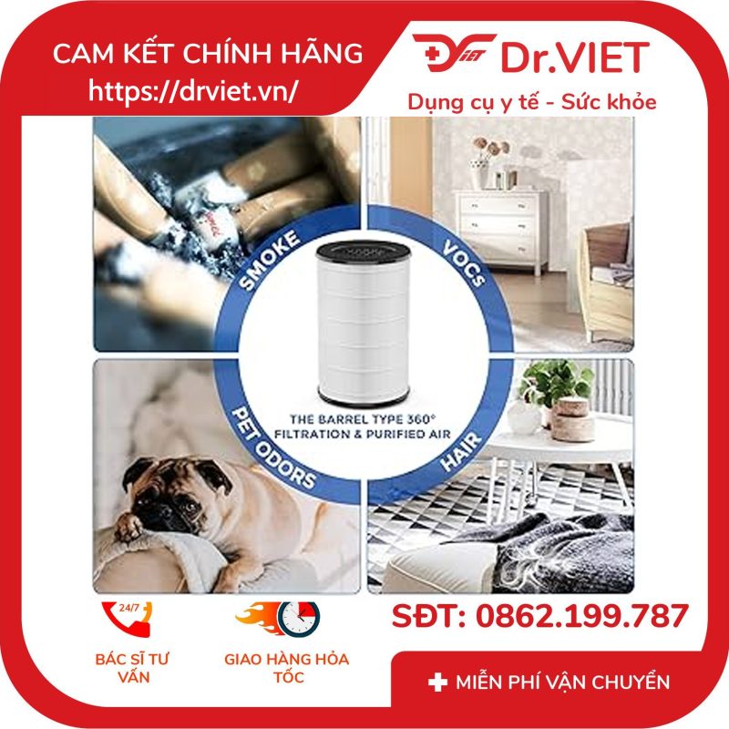 Máy lọc không khí HoMedics AP-T45 15 Máy lọc không khí HoMedics AP-T45