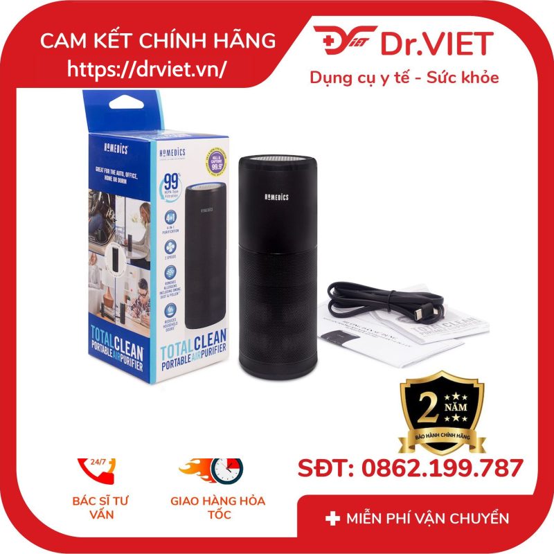 Máy lọc không khí mini Homedics AP-P60 TotalClean 15 Máy lọc không khí mini Homedics AP-P60 TotalClean