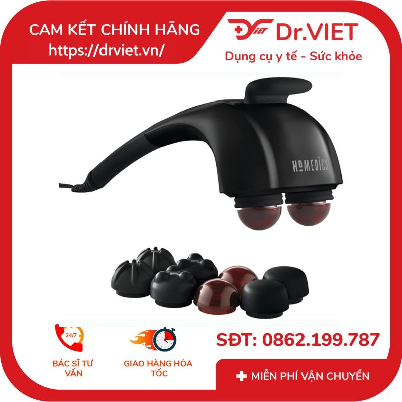 Máy massage cầm tay kèm nhiệt HoMedics HHP-385H