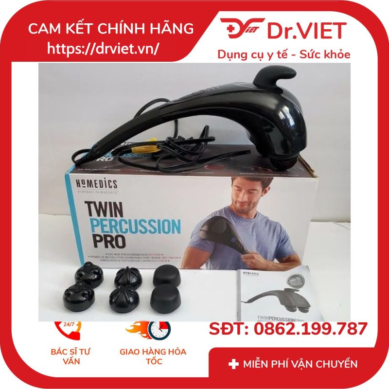 Máy massage cầm tay kèm nhiệt HoMedics HHP-385H