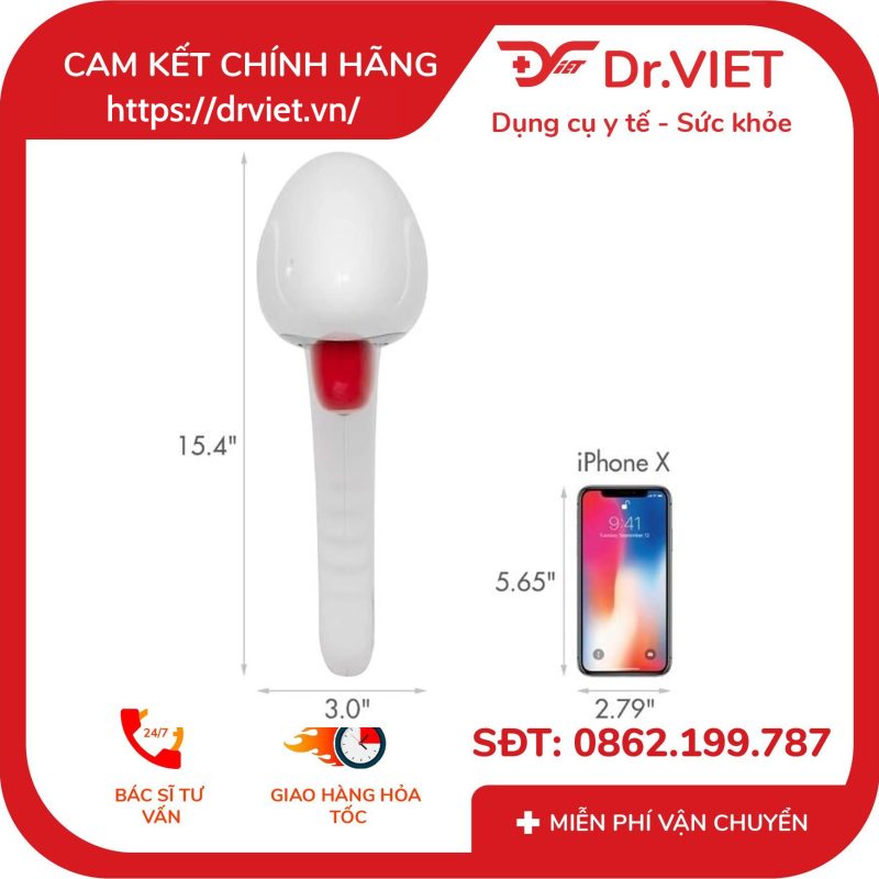 Máy massage cầm tay kèm nhiệt Homedics HHP-405