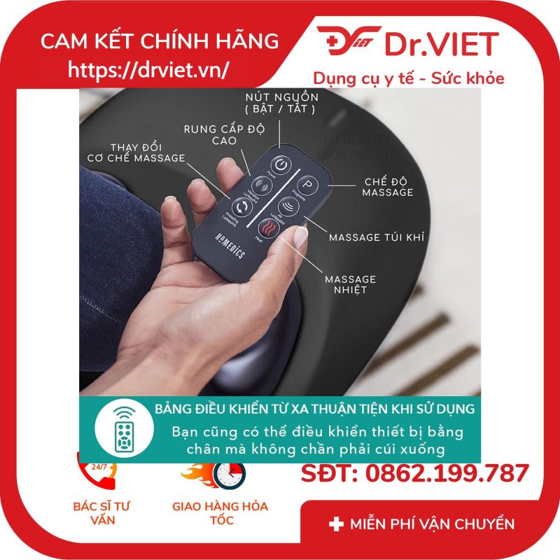 Máy massage chân 3in1 kèm nhiệt Homedics FMS-360 15 Máy massage chân 3in1 kèm nhiệt Homedics FMS-360