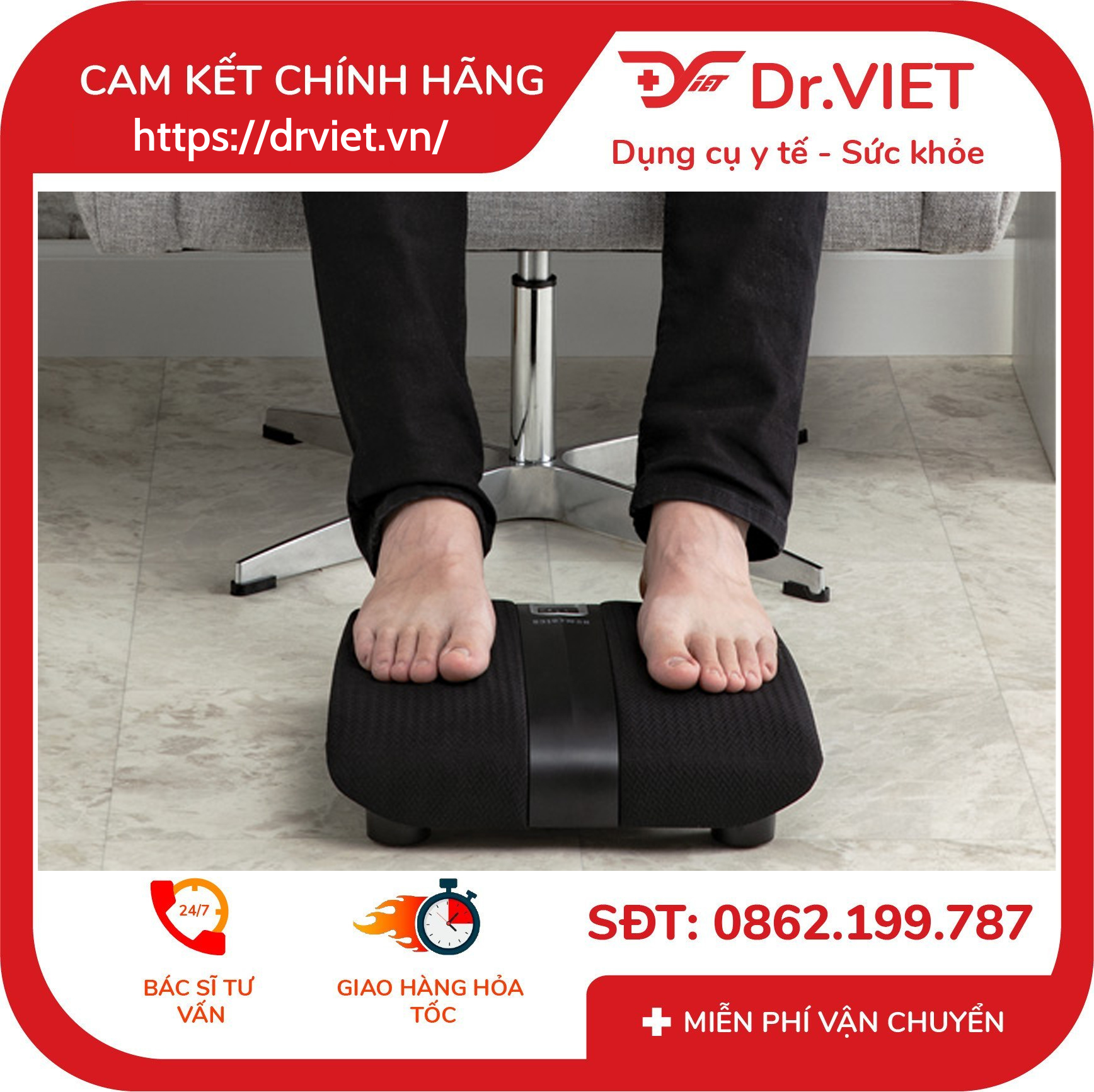 Máy massage chân công nghệ GEL-TOUCH Homedics FMS-271 8 Máy massage chân công nghệ GEL-TOUCH Homedics FMS-271