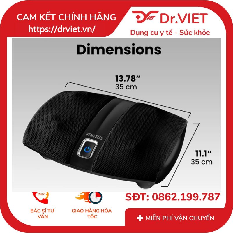 Máy massage chân hồng ngoại Shiatsu HoMedics FMS-255H 11 Máy massage chân hồng ngoại Shiatsu HoMedics FMS-255H