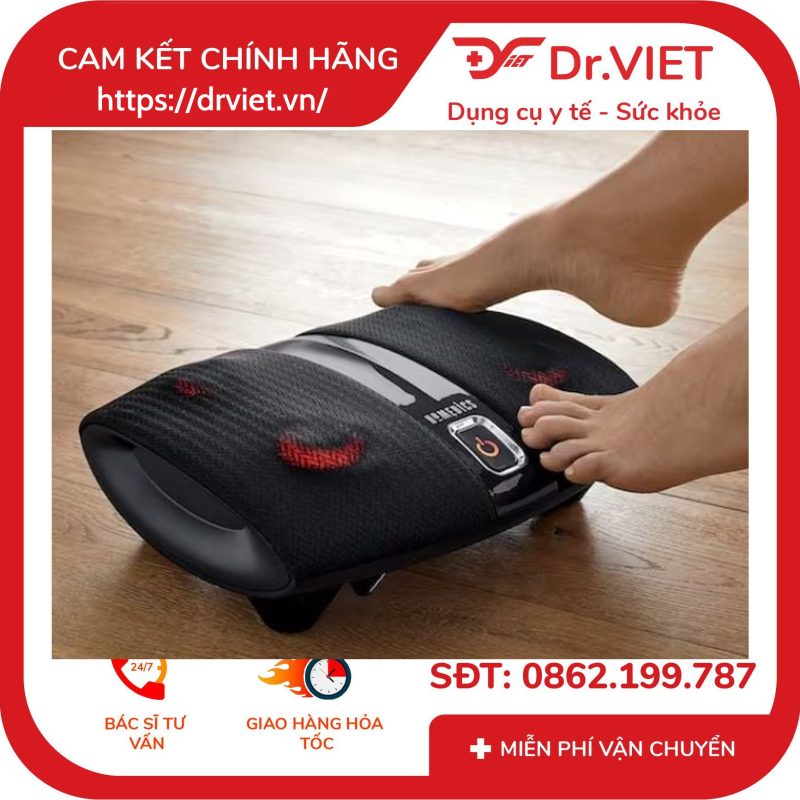 Máy massage chân hồng ngoại Shiatsu HoMedics FMS-255H 13 Máy massage chân hồng ngoại Shiatsu HoMedics FMS-255H