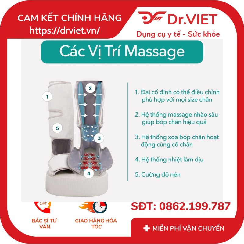 Máy massage chân và bàn chân Homedics FMS-340 15 Máy massage chân và bàn chân Homedics FMS-340