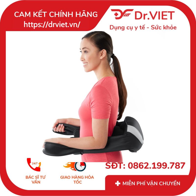 Máy massage cổ và vai gáy SHIATSU 3D Tru Touch Homedics NMS-680HJ