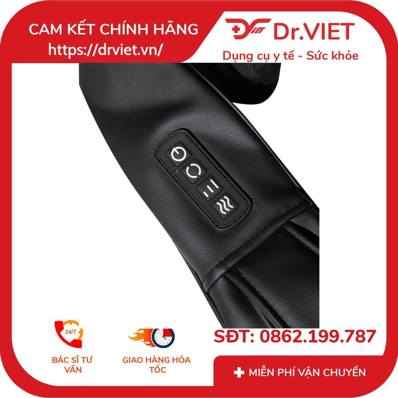 Máy massage cổ và vai gáy SHIATSU 3D Tru Touch Homedics NMS-680HJ