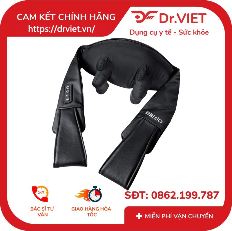 Máy massage cổ và vai gáy SHIATSU 3D Tru Touch Homedics NMS-680HJ
