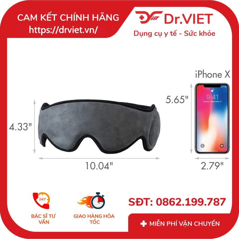 Máy massage mắt Homedics TA-MSKV100BK-EU 12 Máy massage mắt Homedics TA-MSKV100BK-EU