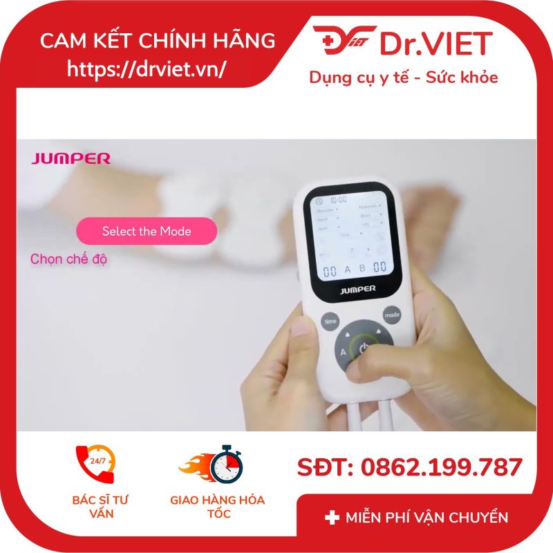 Máy massage vật lý trị liệu TENS Jumper JPD-ES210 12 Máy massage vật lý trị liệu TENS Jumper JPD-ES210