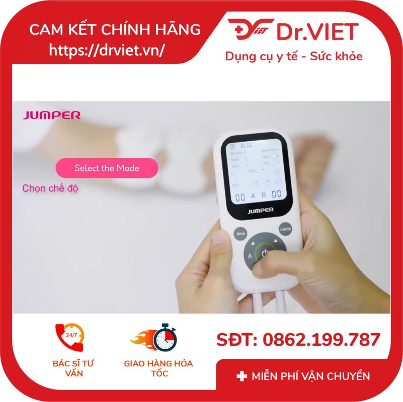 Máy massage vật lý trị liệu TENS Jumper JPD-ES210 13 Máy massage vật lý trị liệu TENS Jumper JPD-ES210