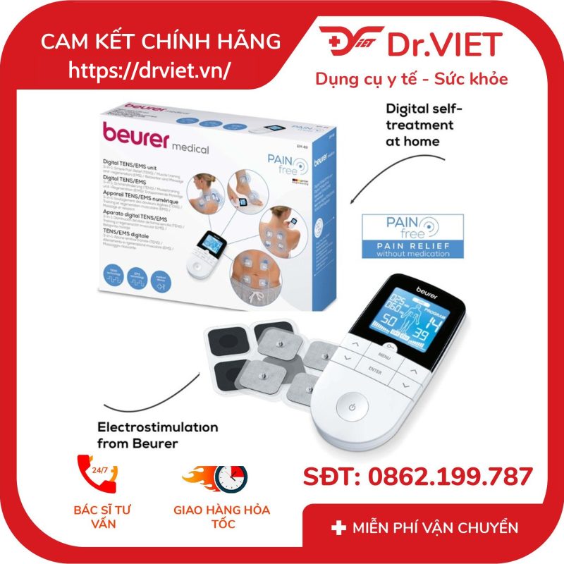 Máy massage xung điện Beurer EM49 12 Máy massage xung điện Beurer EM49