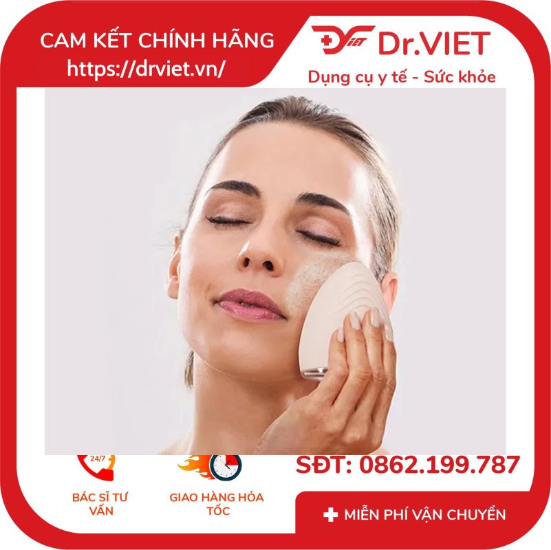Máy rửa mặt Silicone kháng khuẩn HoMedics FAC-310