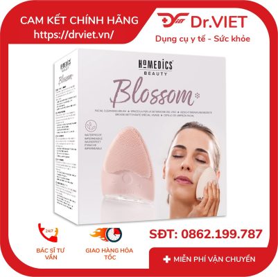 Máy rửa mặt Silicone kháng khuẩn HoMedics FAC-310 15 Máy rửa mặt Silicone kháng khuẩn HoMedics FAC-310