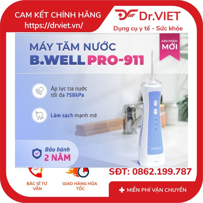 Máy tăm nước B.Well Swiss PRO-911 13 Máy tăm nước B.Well Swiss PRO-911